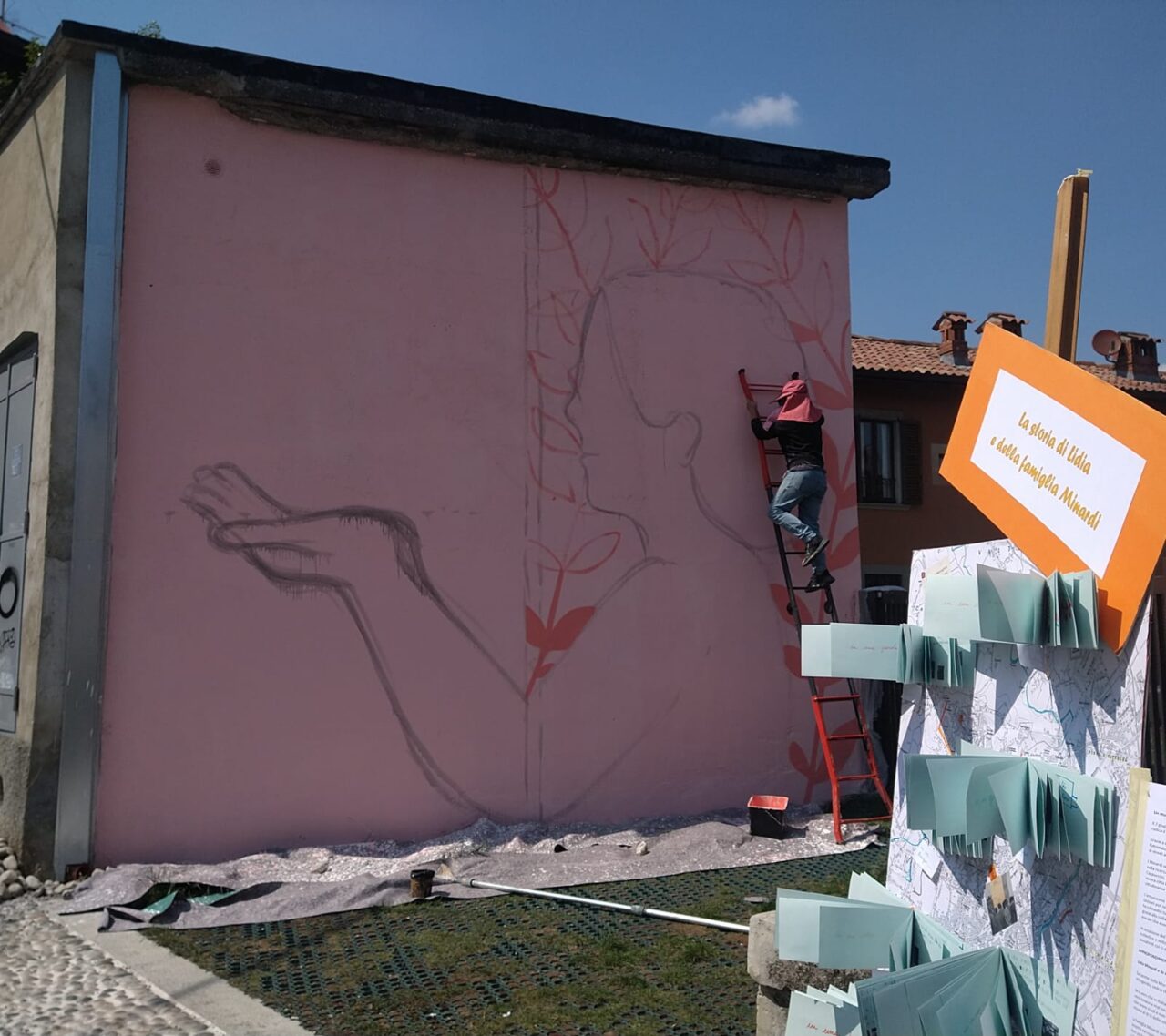 Simboli della lotta al nazifascismo: in via Borgo Palazzo un murales dedicato ai Minardi