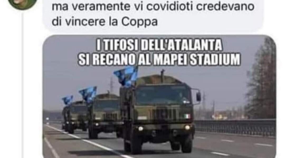 Tifosi atalantini paragonati alle vittime del Covid, Belotti querela utente Facebook