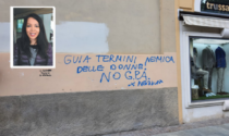 Scritte contro la deputata Guia Termini per la proposta di legge sulla «gravidanza solidale»