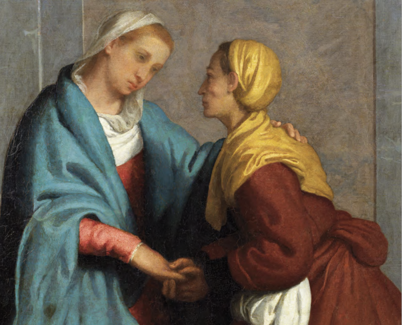 Albino, svelato un particolare della Visitazione del Moroni fresca di restauro