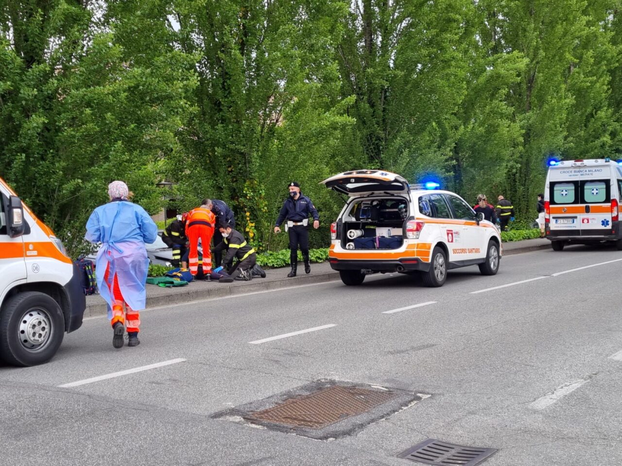 Investito a Merate insieme alla mamma e alla sorella: è morto il piccolo Gioele