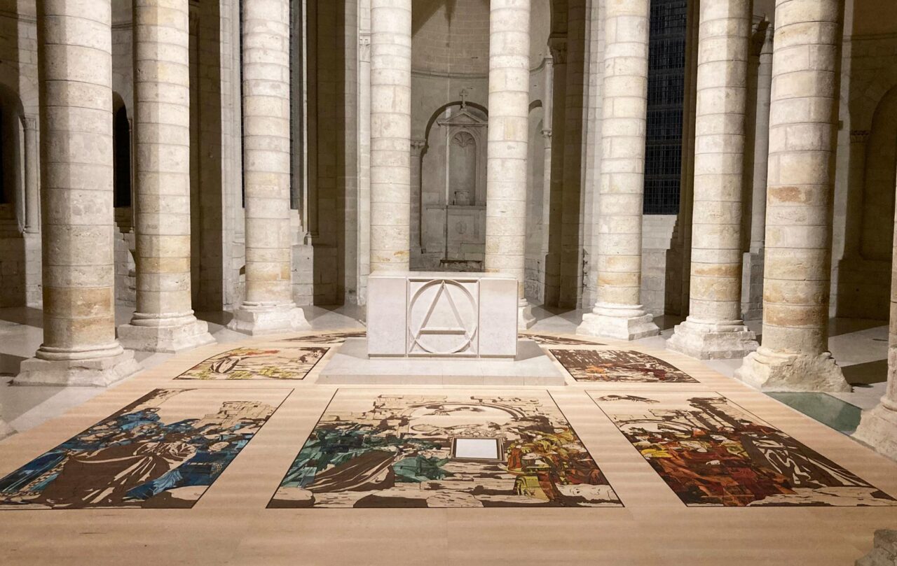 L’arte del bergamasco Andrea Mastrovito all’abbazia di Fontevraud, in Francia