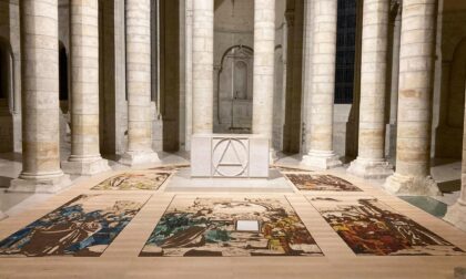 L'arte del bergamasco Andrea Mastrovito all'abbazia di Fontevraud, in Francia