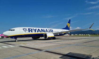 A Orio al Serio il primo Boeing 737-8200 Ryanair: più silenzioso e meno inquinante