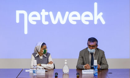 L'assessore Bolognini e suor Anna Monia in visita alla sede Netweek per parlare di futuro dei giovani