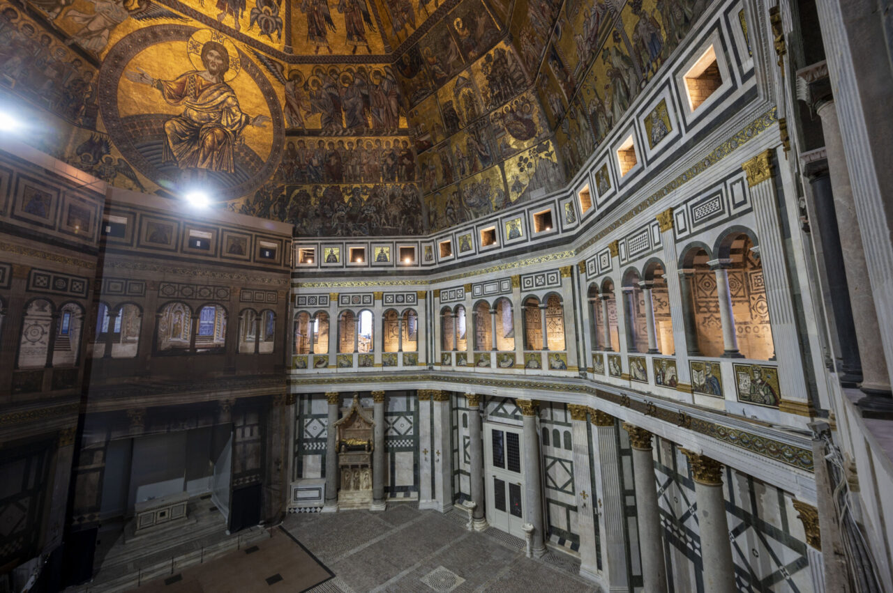 Le stupende foto dei mosaici del Battistero di Firenze, restaurati grazie all’UniBg