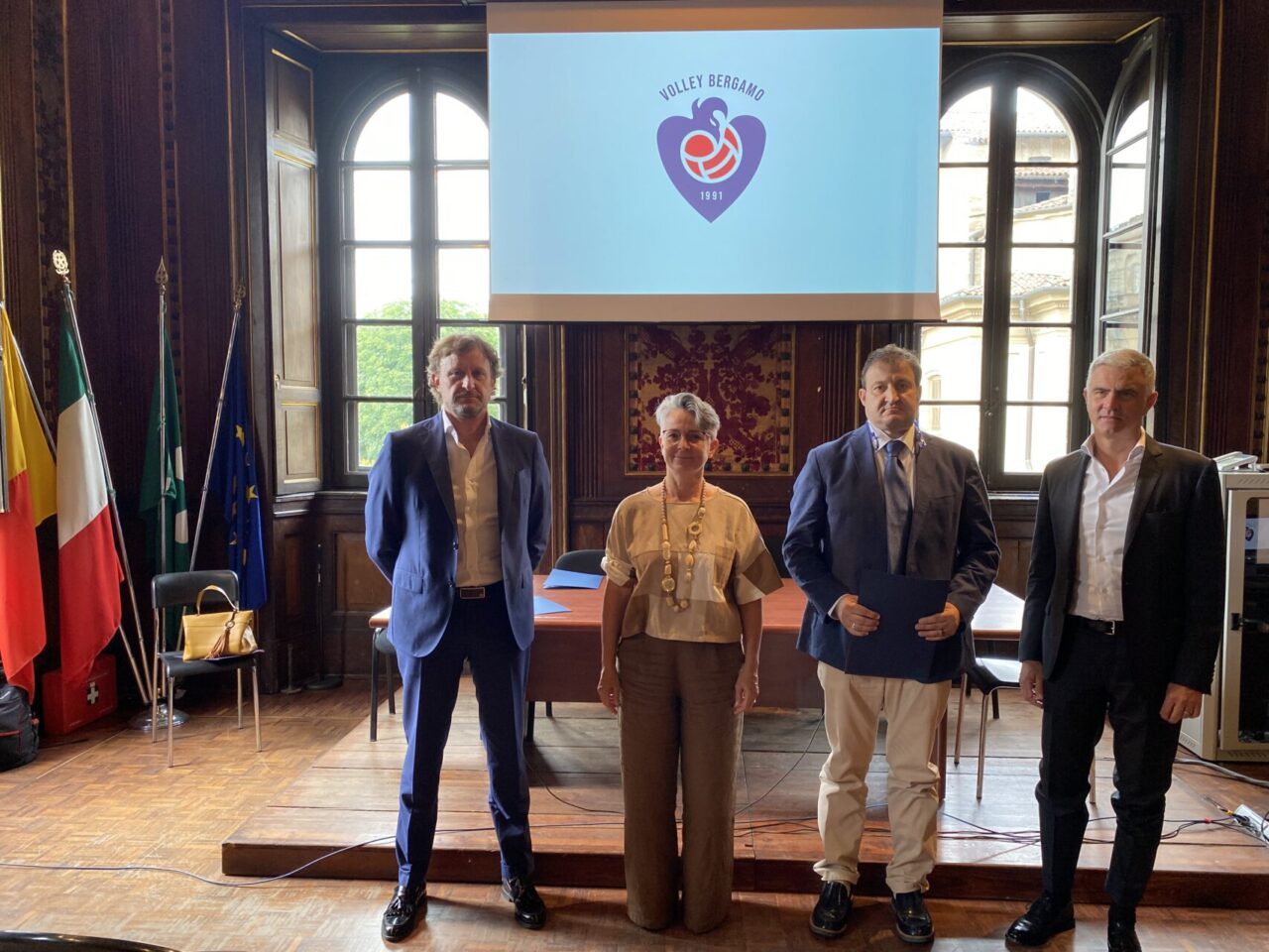 Il volto giovane del Volley Bergamo 1991: «Vogliamo regalare un sogno alla città»