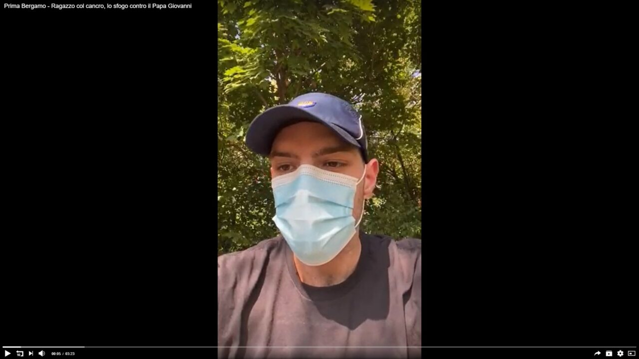 Malato di cancro senza risposte dal Papa Giovanni. La rabbia in un video su Instagram