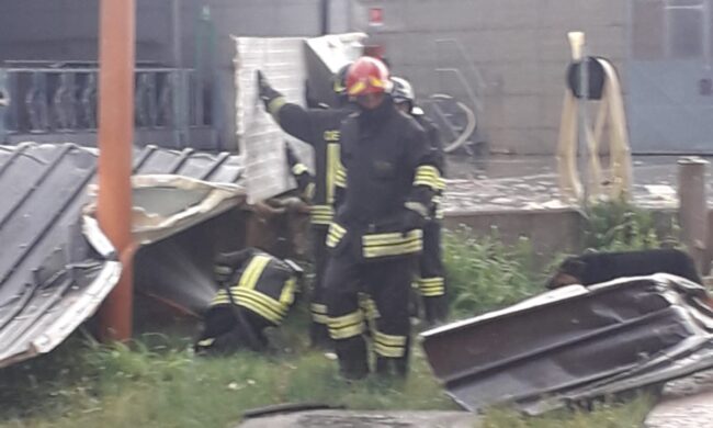 Tromba d’aria devasta un’azienda agricola