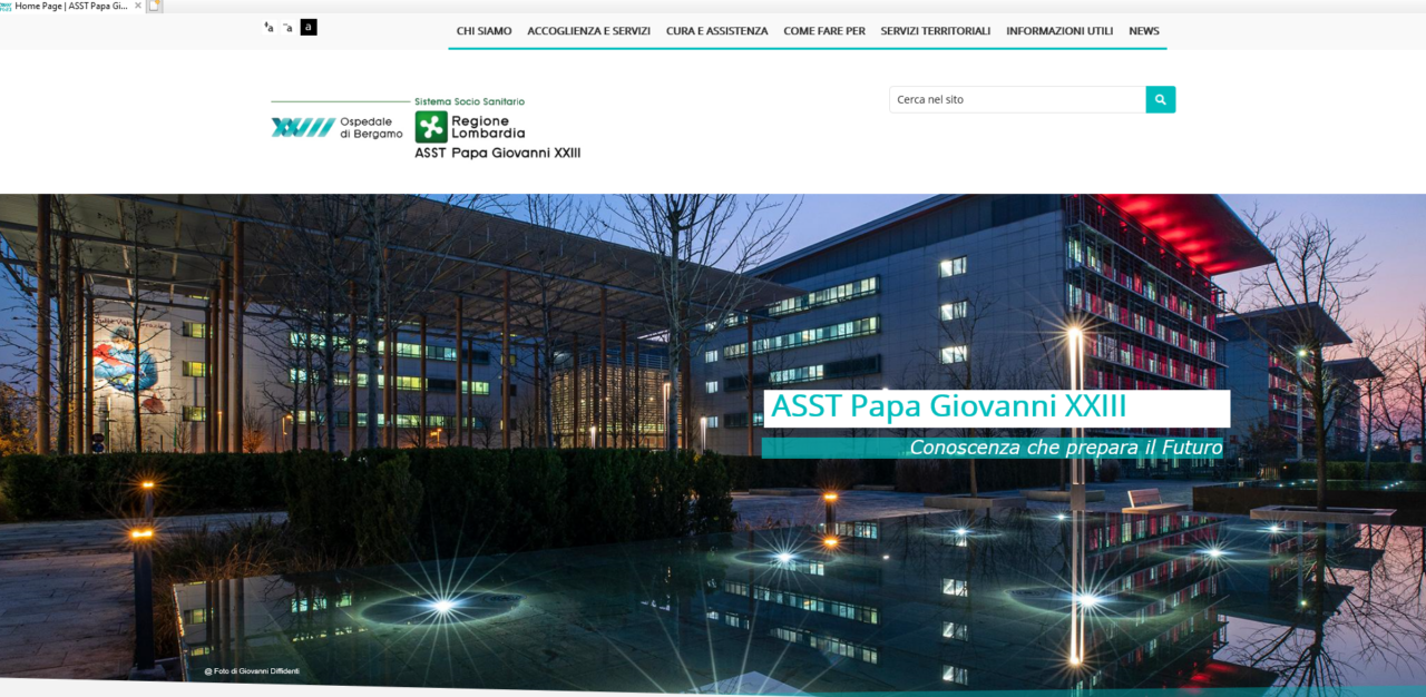 È online da ieri (12 luglio) il nuovo sito web dell’Asst Papa Giovanni XXIII