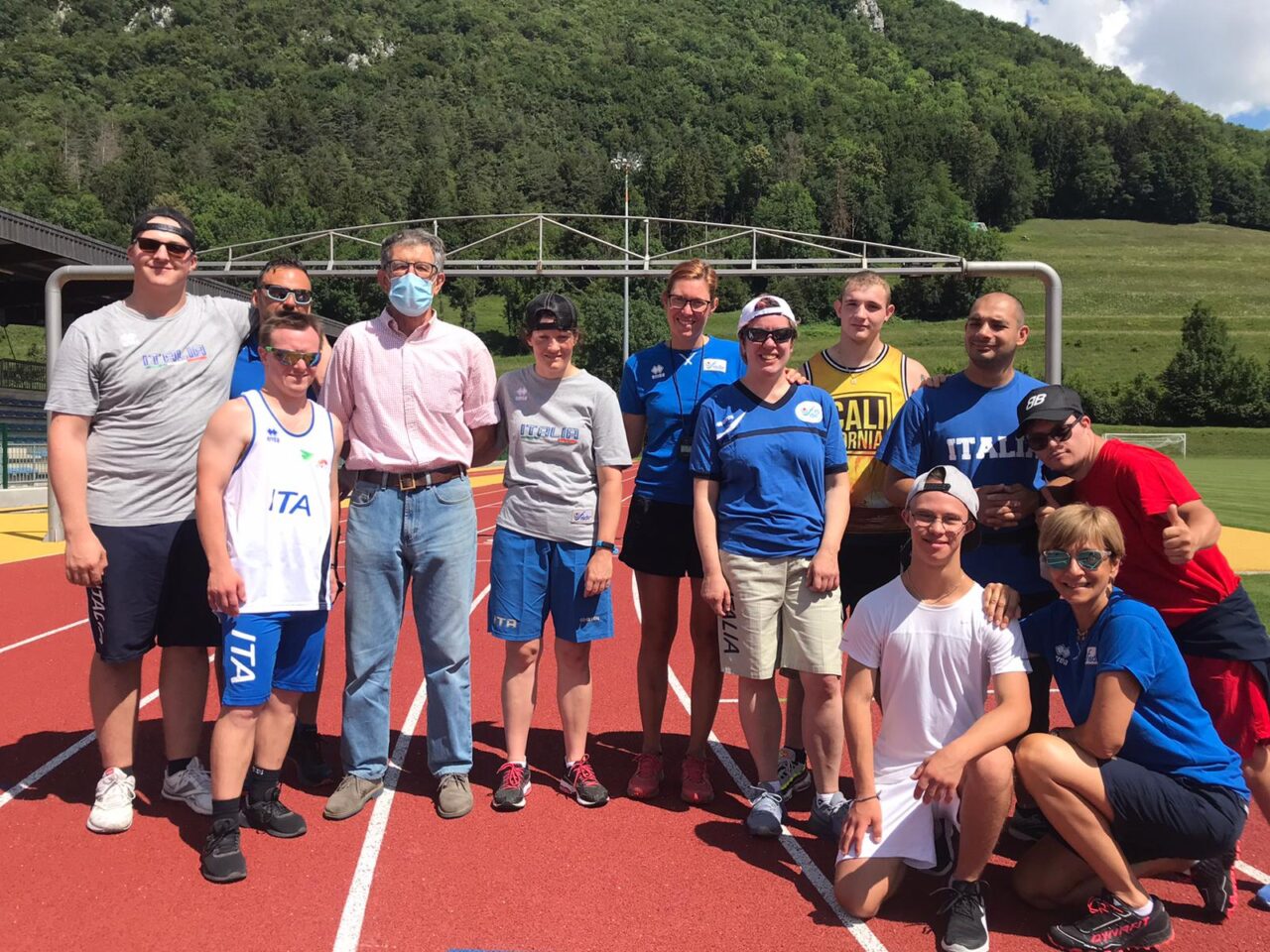 A Clusone allenamento estivo per la Nazionale paralimpica di sci alpino