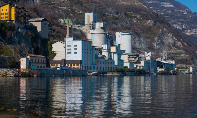 Frana sopra Tavernola, ad agosto test sull’attività della miniera Ca’ Bianca
