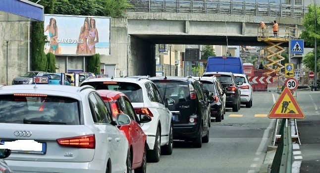 Finiti i lavori al ponte di via Zanica, non ancora quelli al ponte di via San Bernardino