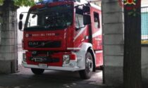 Si allaga l'asilo Olivari a Romano di Lombardia: intervengono i vigili del fuoco