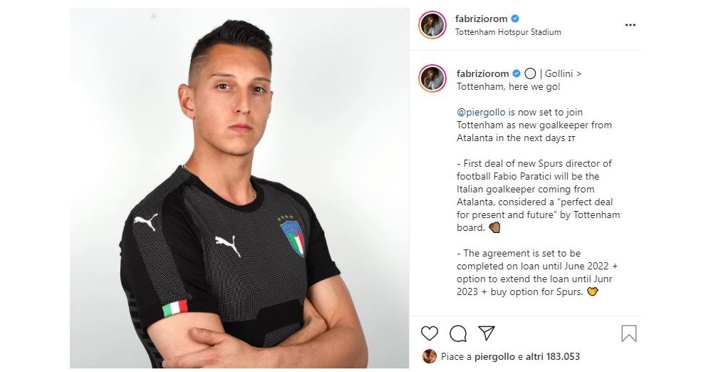 Pierluigi Gollini a un passo dal Tottenham: ultimi dettagli, a breve previsto l’annuncio