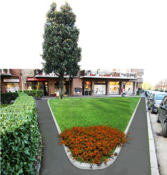 In via Carducci sorgerà una nuova aiuola: la gestiranno gli inquilini di un condominio