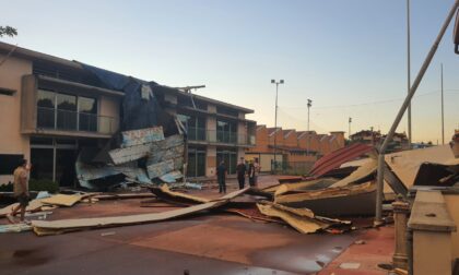 Foto e video dei danni della tempesta che ieri pomeriggio ha colpito la Geromina a Treviglio