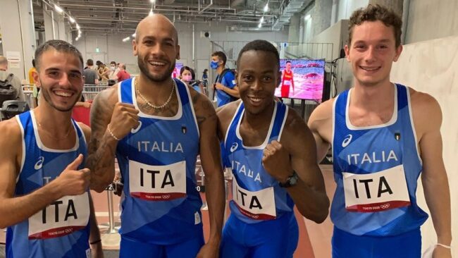 Jacobs & Co conquistano la finale nella staffetta 4×100 alle Olimpiadi di Tokyo 2020