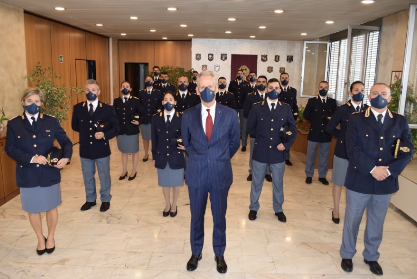 Questura, il Dipartimento di Pubblica sicurezza assegna ventidue nuovi agenti