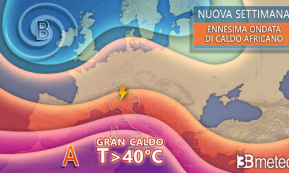 La prossima settimana torna l'alta pressione africana: sole e punte di 40 gradi