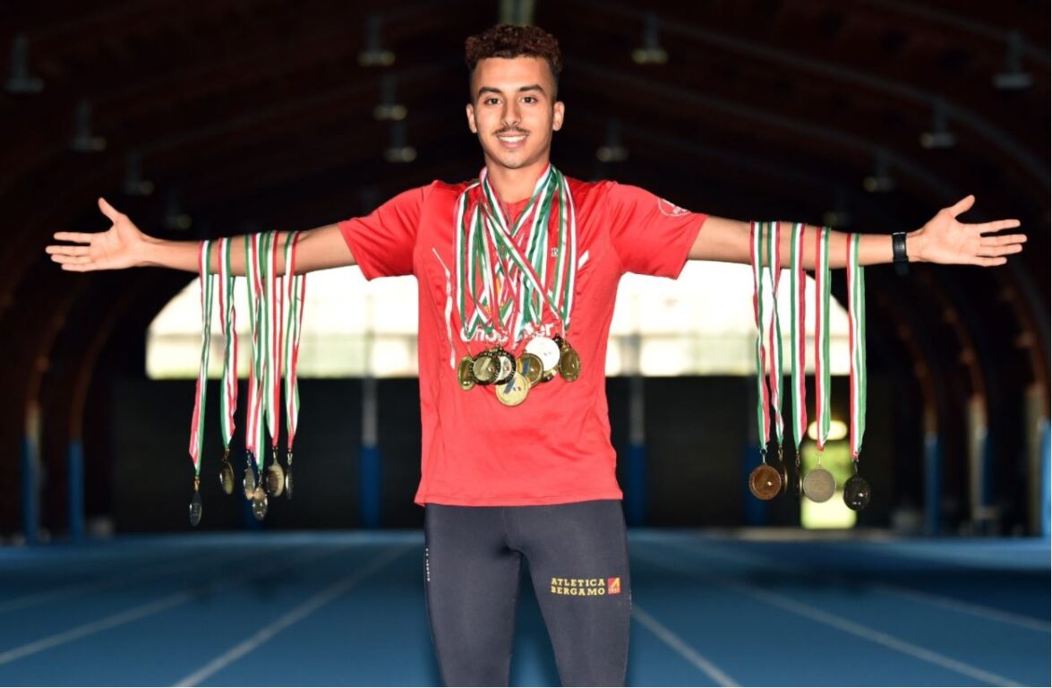 Hakim, il campione italiano dell’Atletica Bergamo che però non è ancora italiano