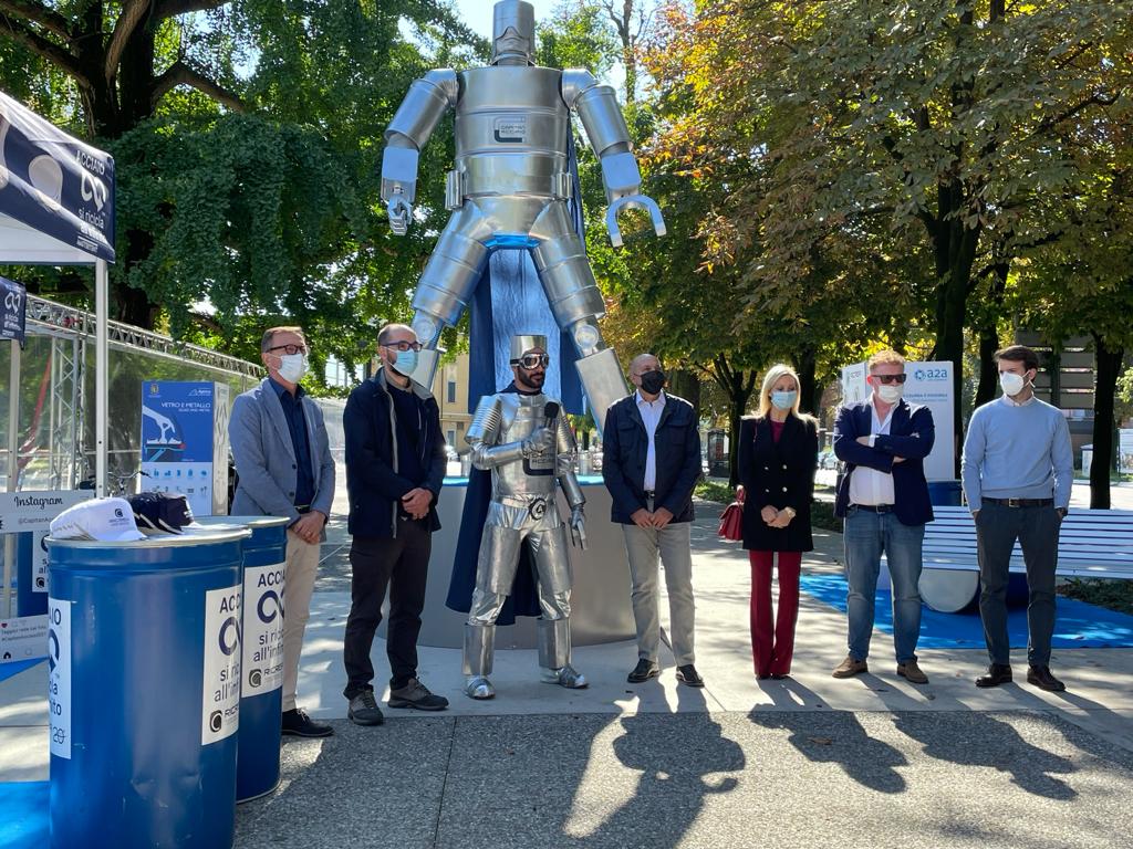 La città di Bergamo premiata per la raccolta differenziata dell’acciaio