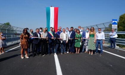 Finalmente inaugurato a Pontoglio il nuovo ponte che collega Brescia e Bergamo