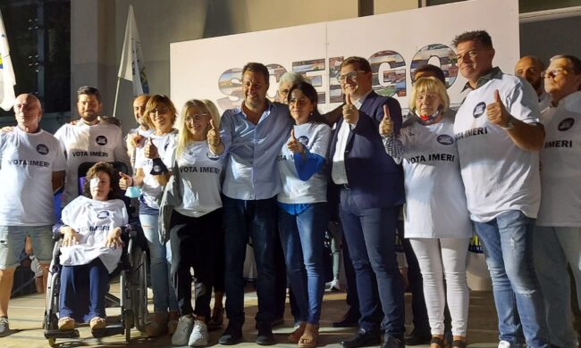 Salvini a Treviglio: «Imeri vincerà al primo turno»