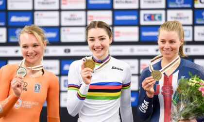 Mondiali di ciclismo su pista a Roubaix: Martina Fidanza conquista l'oro nello scratch