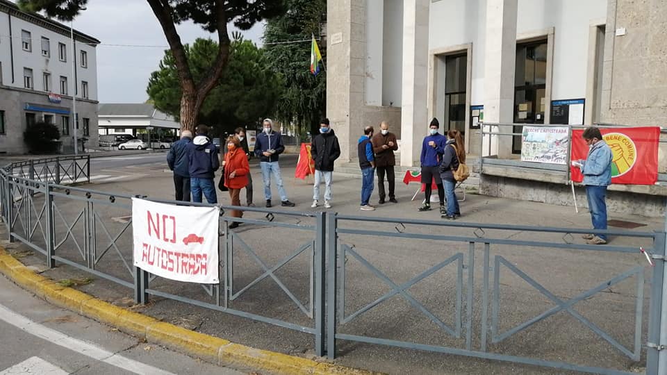 Quelli che a Dalmine dicono no alla Bergamo-Treviglio, «pagata coi nostri soldi»