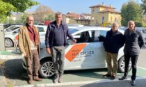 A Seriate sbarca il car-sharing elettrico Mobilze: inaugurati due stalli di sosta