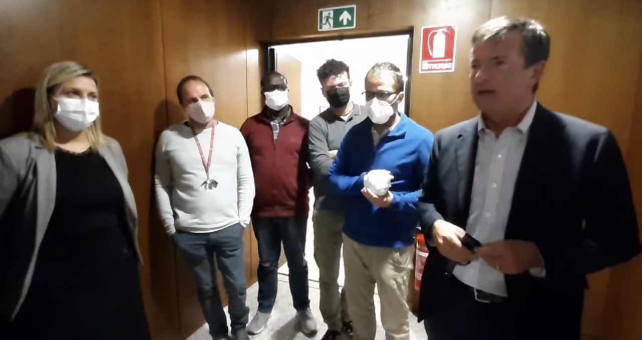 Dopo l’assalto alla Cgil di Roma, Gori in visita alla sede di Bergamo: «Segnale di vicinanza»