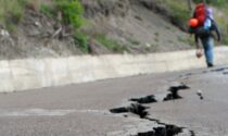 Frana di Tavernola: dopo il terremoto, Regione sospende l'attività di brillamento in cava