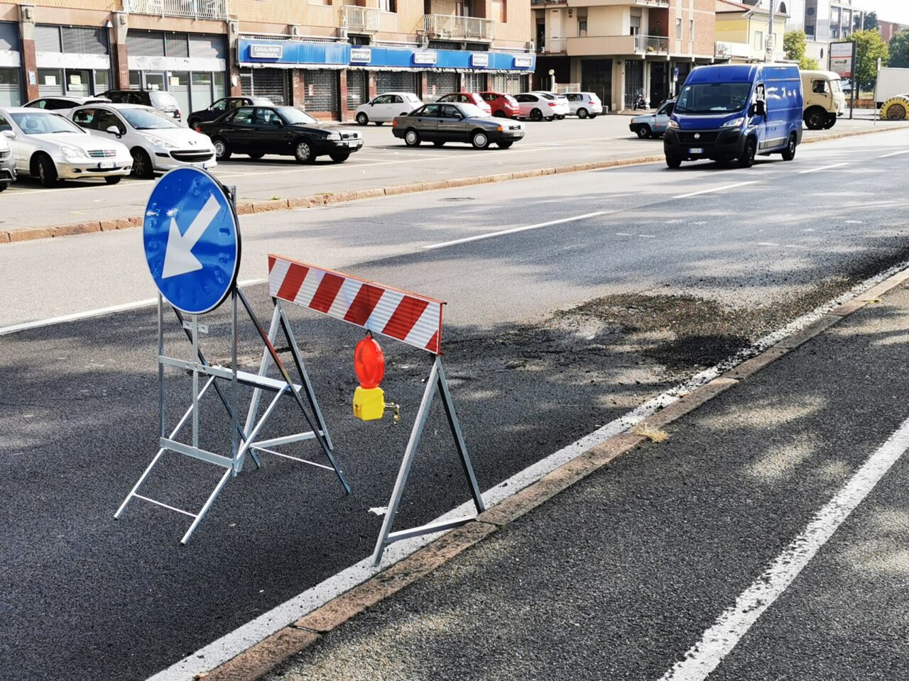 Nuovo asfalto nelle vie Marzanica, Calvarola e Borgo Palazzo: le modifiche alla viabilità