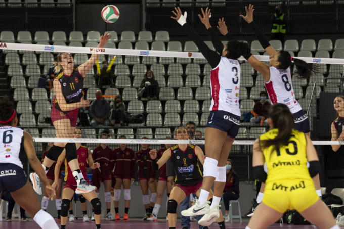 Bicchiere mezzo vuoto per il Volley Bergamo 1991, che torna da Roma con un solo punto