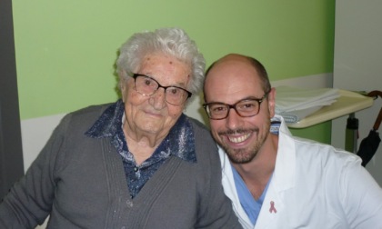 Carmelina Paolina Beltramelli, 105 anni, è la donna più anziana operata di tumore al seno