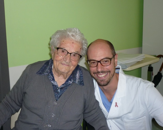 Carmelina Paolina Beltramelli, 105 anni, è la donna più anziana operata di tumore al seno