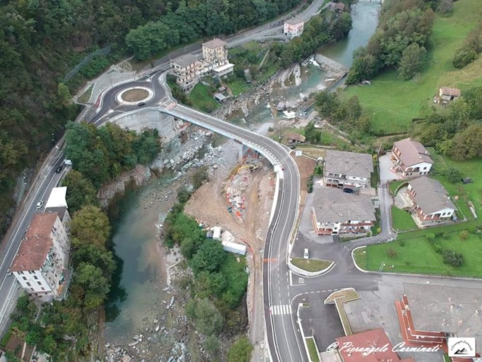 Agli sgoccioli il “Ponte di Arlecchino”: sabato 20 novembre l’inaugurazione a San Giovanni Bianco
