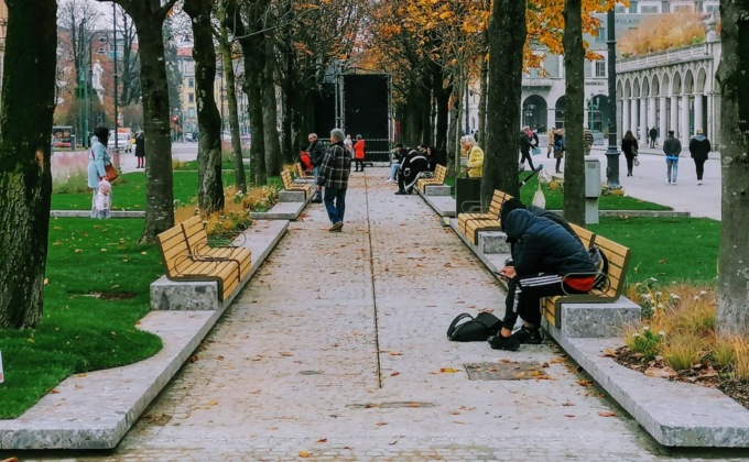 I bergamaschi si sentono già a proprio agio sul nuovo Sentierone