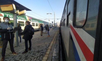 Treno Treviglio-Bergamo da incubo: stamattina quasi due ore per fare 20 km