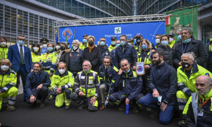 Anche i volontari della Protezione Civile di Bergamo premiati da Regione Lombardia