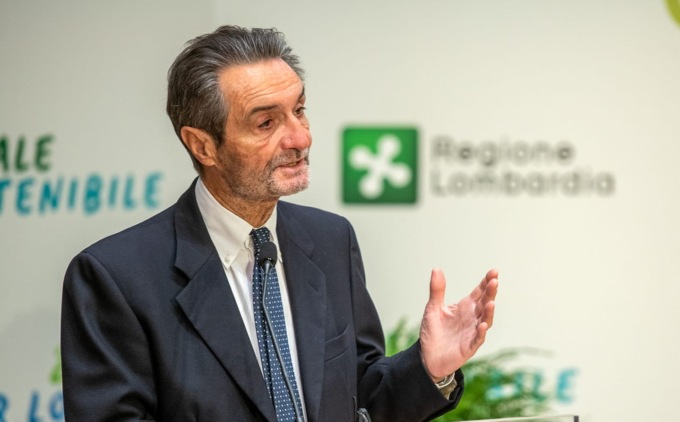 Lombardia ancora “bianca”, Fontana: «La progressione dei contagi si è dimezzata»