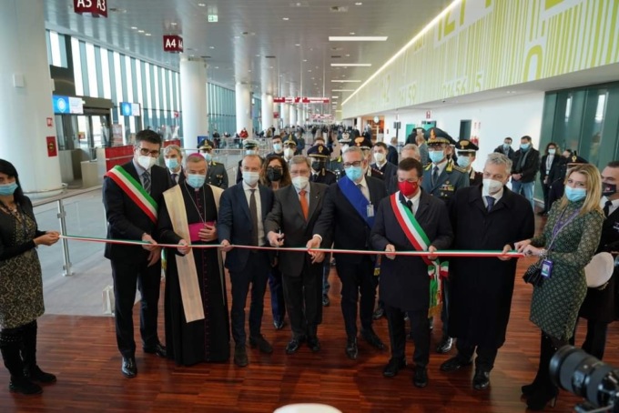 Inaugurata la nuova area Schengen all’aeroporto di Orio
