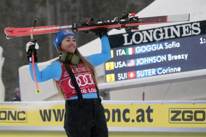 Tris da antologia per Sofia Goggia: tre vittorie in tre giorni