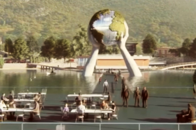 Due grandi mani emergeranno dal lago d’Iseo sorreggendo la Terra: a giugno l’installazione