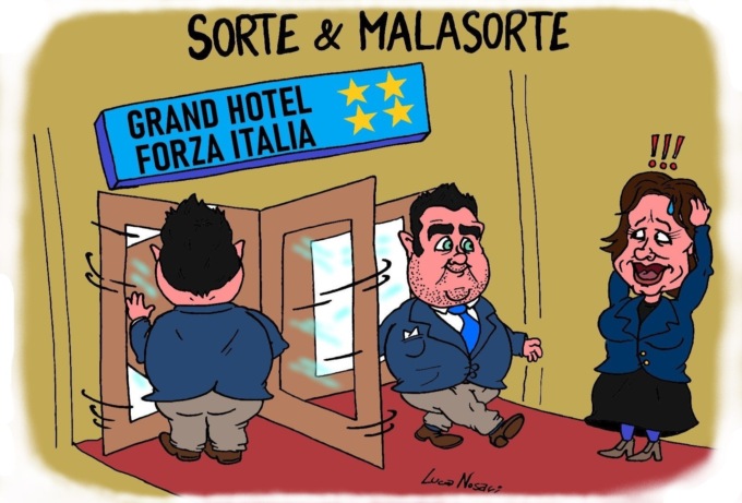 Com’è che l’ex fuoriuscito Sorte è rientrato in Forza Italia dal portone principale