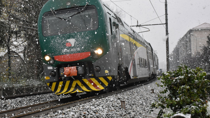 Rfi attiva il piano neve, riduzioni anche nella Bergamasca
