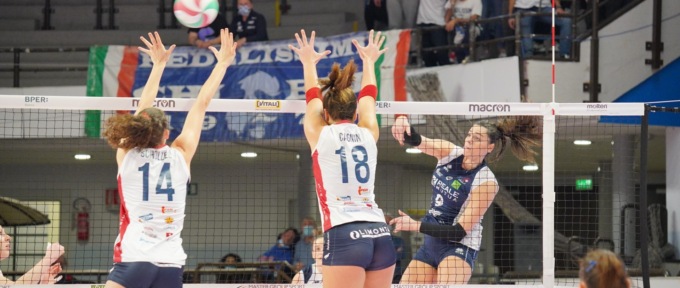 Il Volley Bergamo 1991 ci metta la buona volontà, ma con Chieri non basta