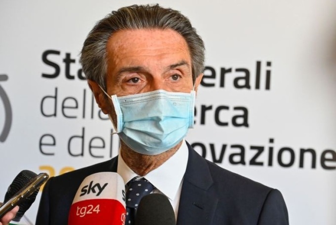 Cala il tasso d’occupazione delle terapie intensive, Fontana: «Lombardia resta gialla»