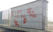 Raid no-vax a Treviglio: imbrattato con vernice spray un muro della Fiera